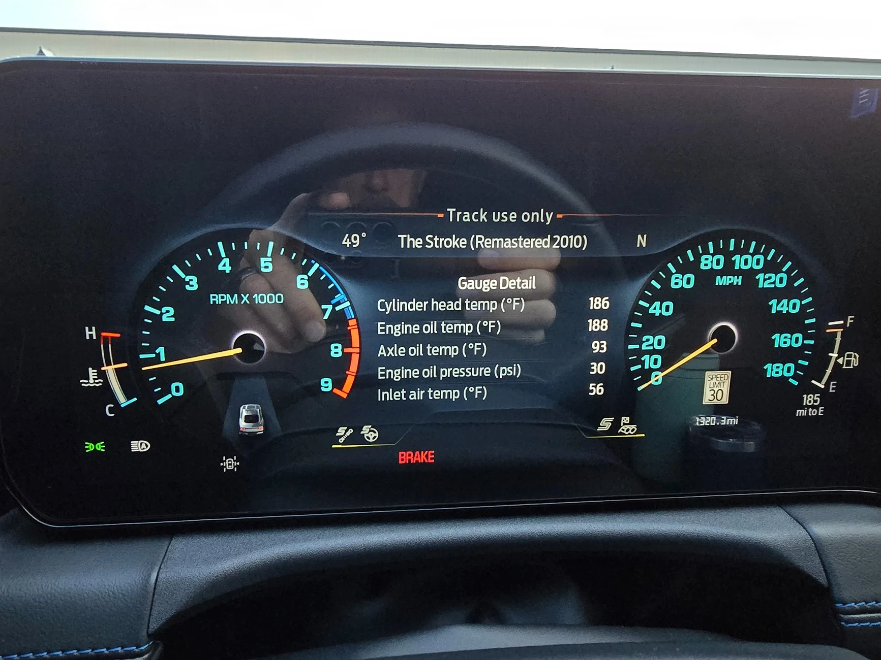 S650 Mustang Dash Center Gauges 1000021993