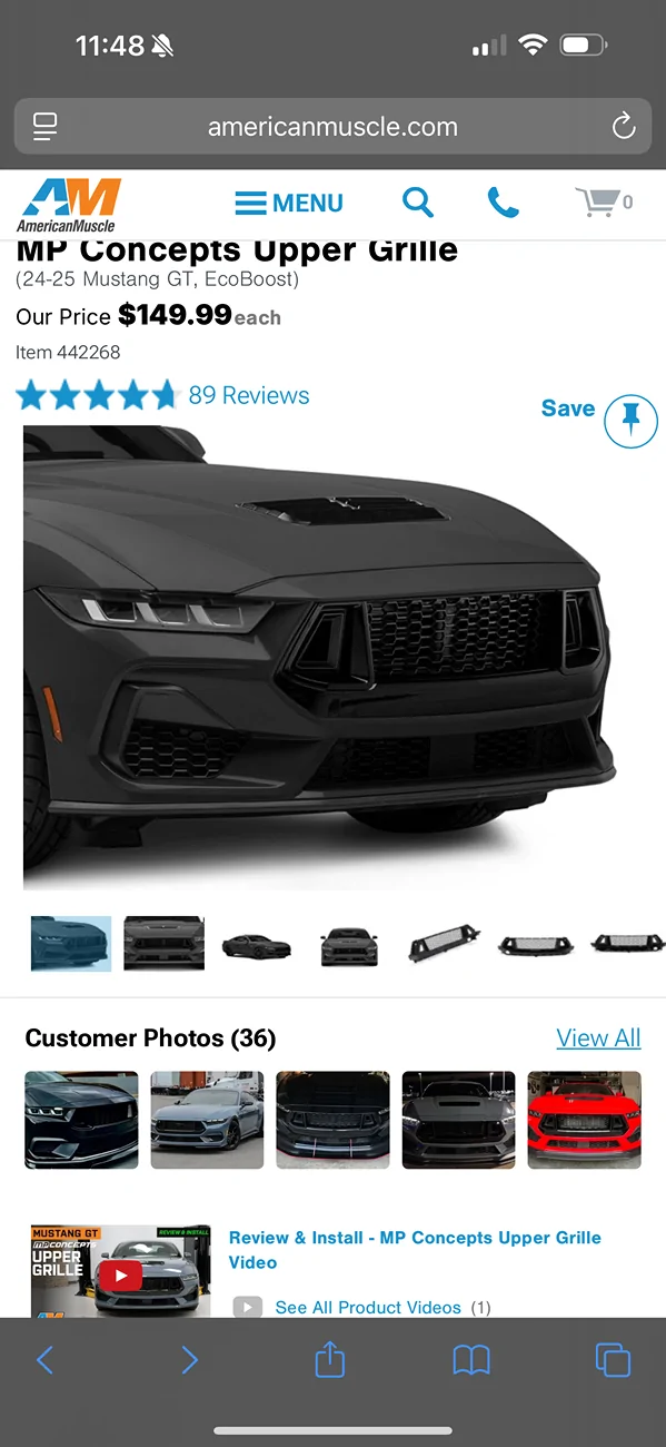 S650 Mustang Looking for Shop Recommendations for S650 MP Grille Install IMG_7902