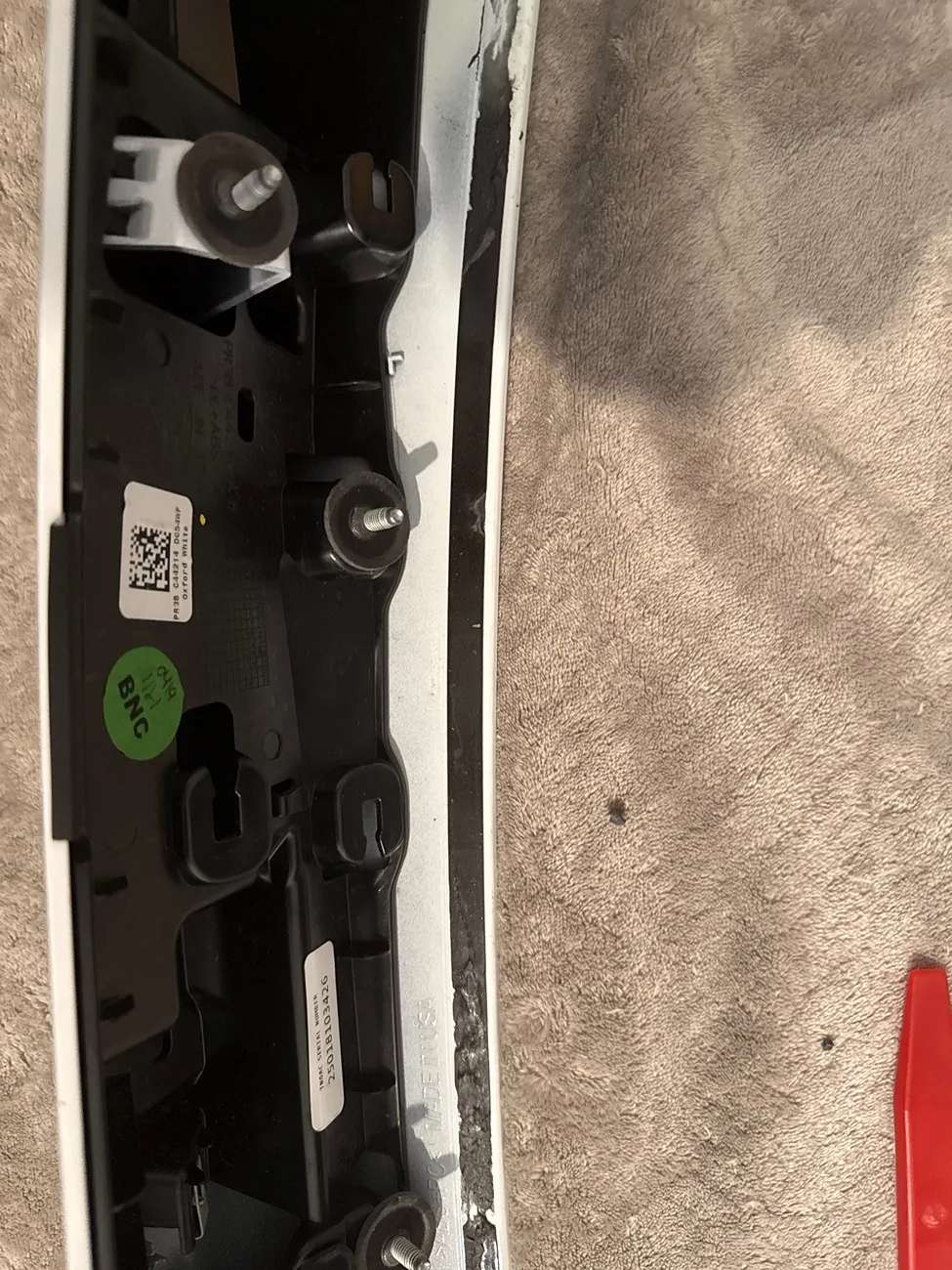 S650 Mustang Need help with removing 3m tape imag