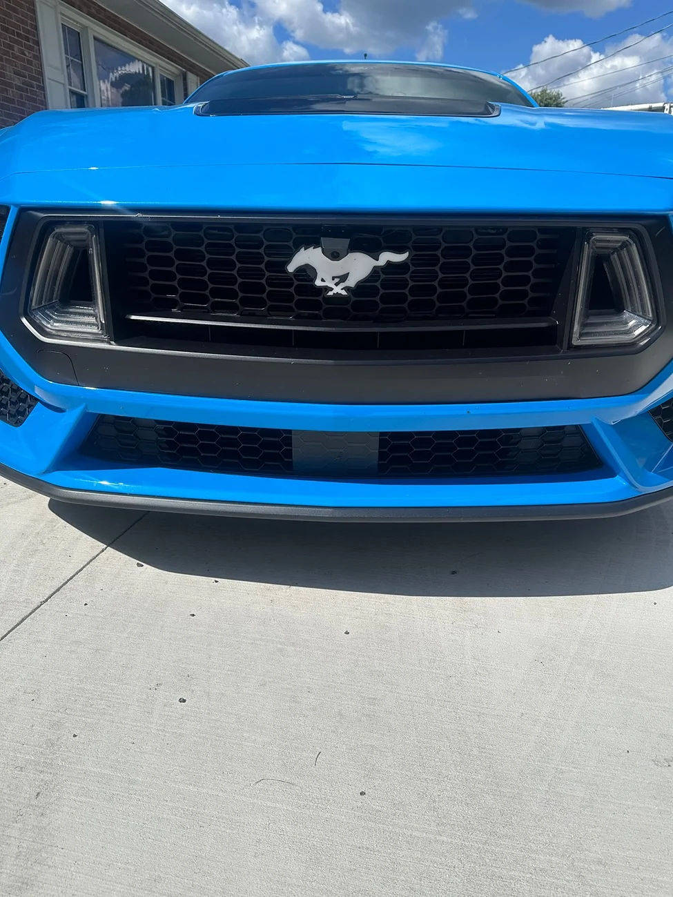 S650 Mustang Digital Rear View Mirror installed IMG_4897