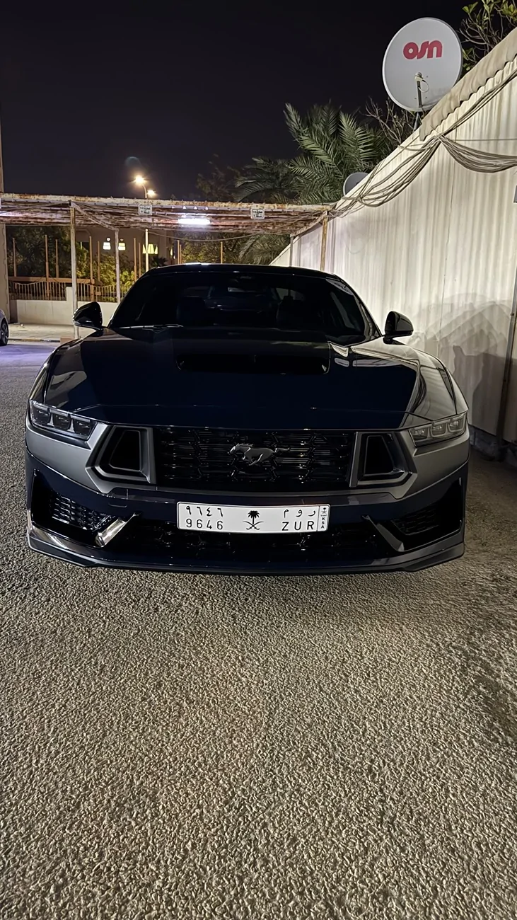 S650 Mustang emblem and plate IMG_5670
