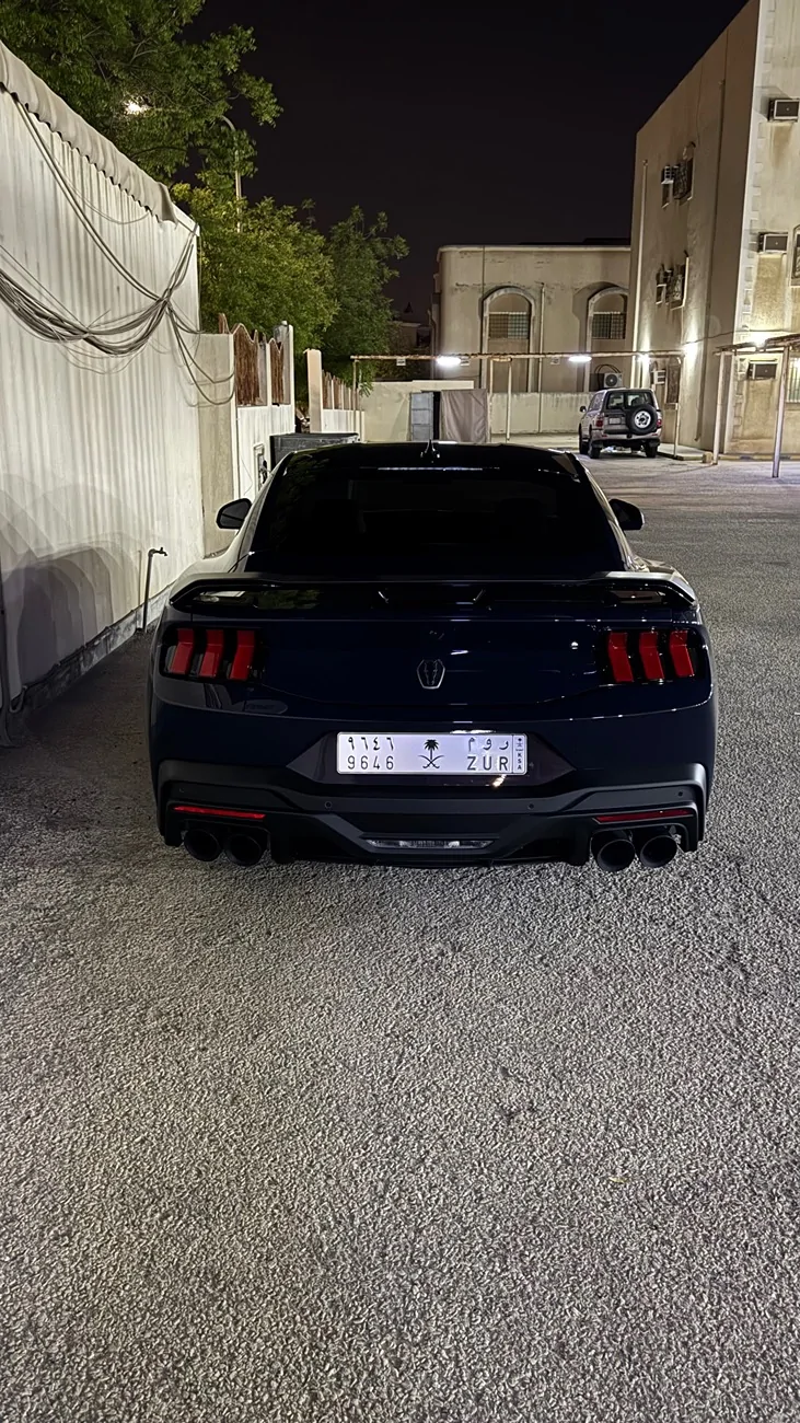 S650 Mustang emblem and plate IMG_5654
