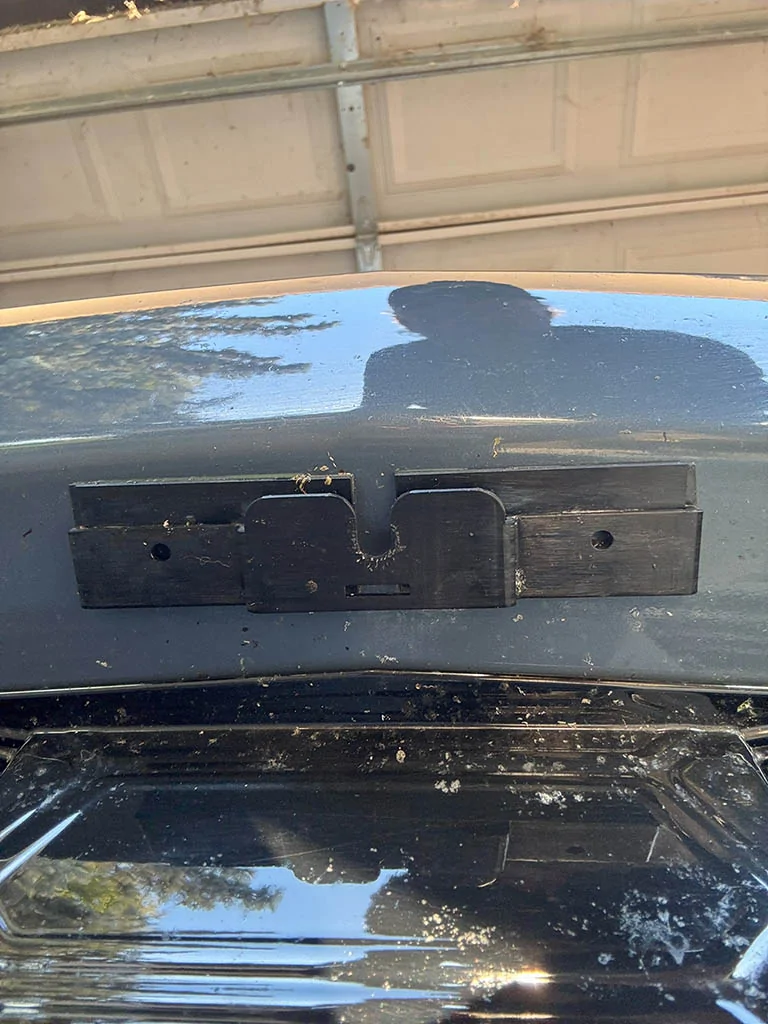 S650 Mustang emblem and plate IMG_0991