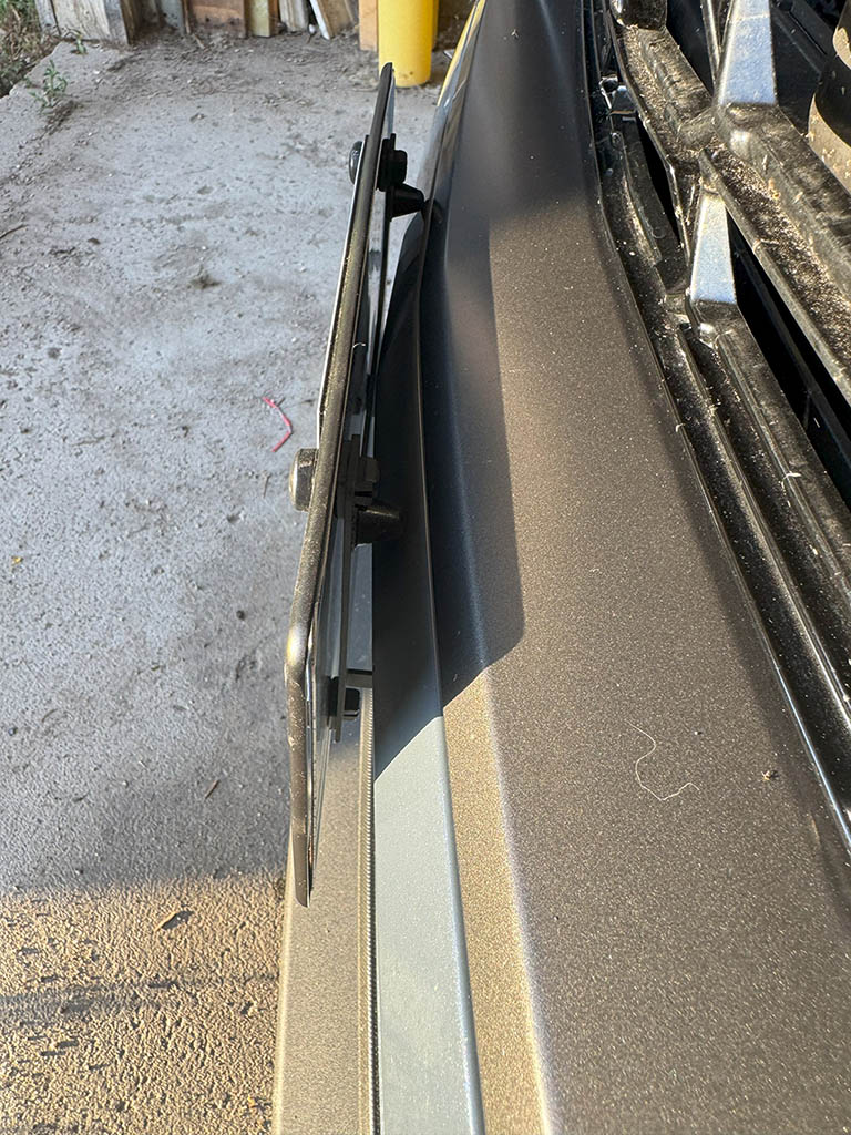 S650 Mustang emblem and plate IMG_0996