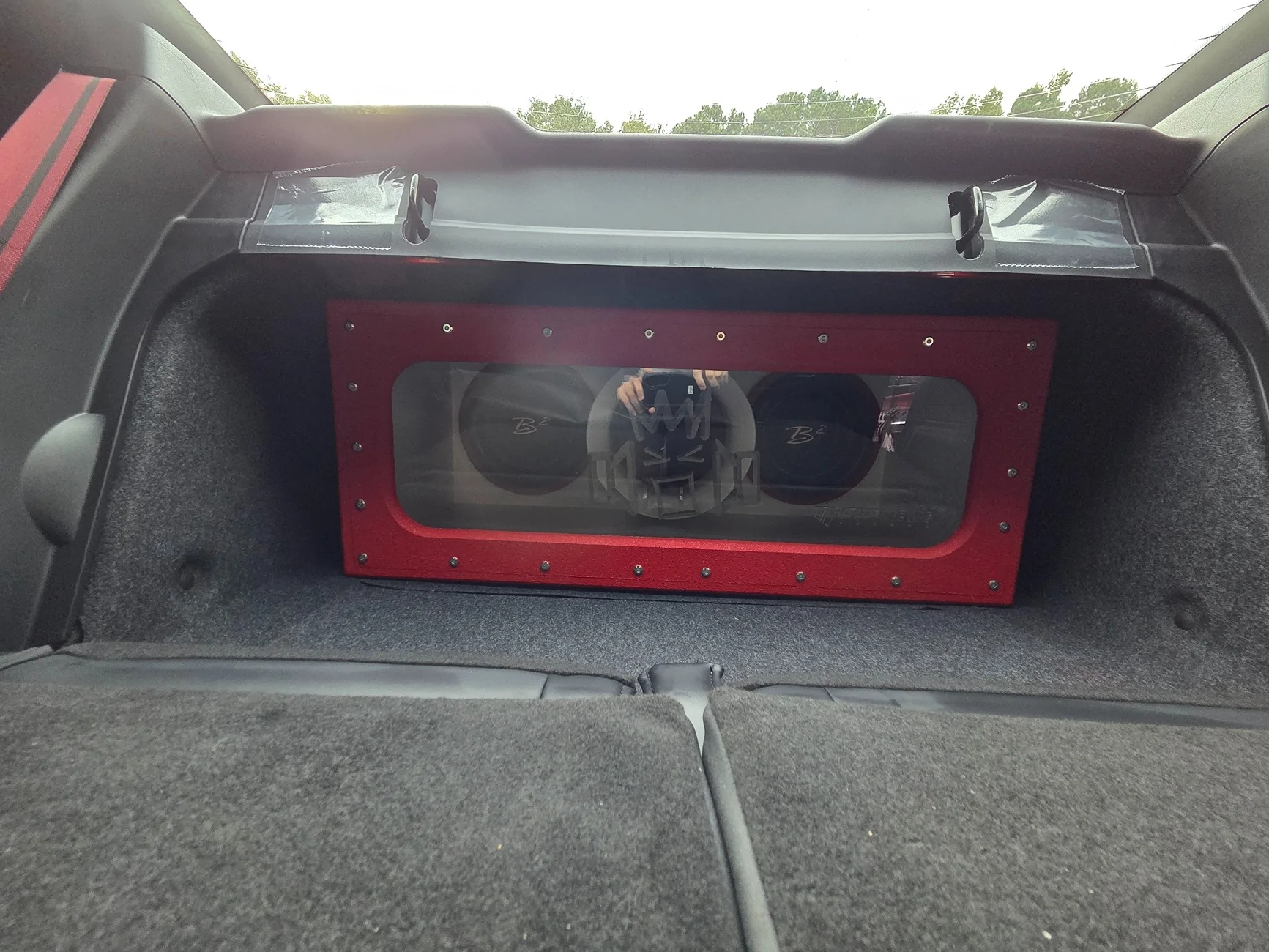 S650 Mustang 4th Order Bandpass Sub setup! 20250926_170648