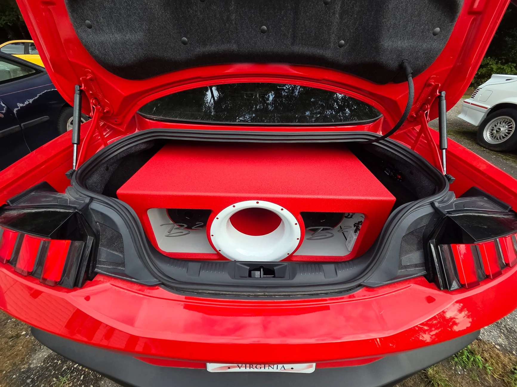 S650 Mustang 4th Order Bandpass Sub setup! 20250926_170705