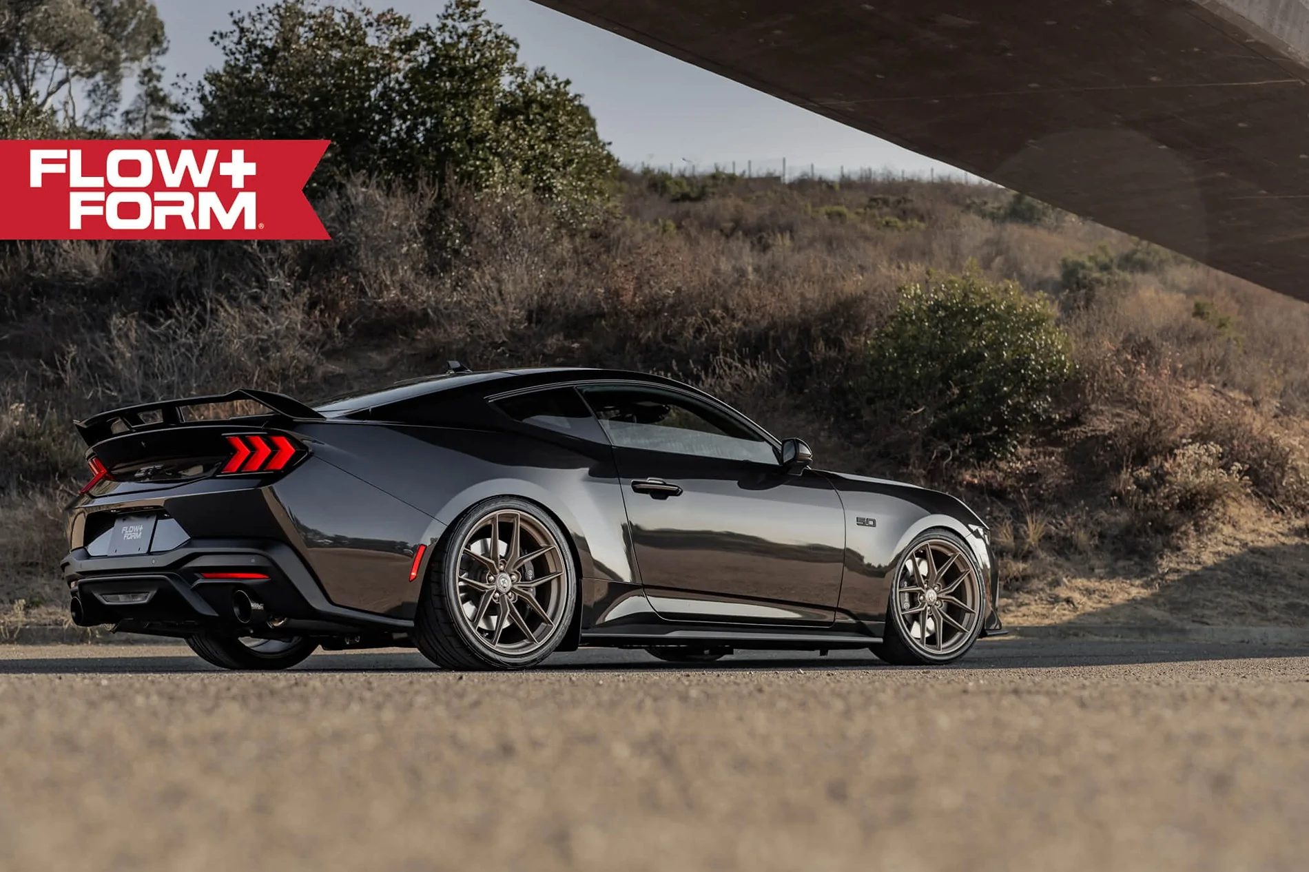 S650 Mustang Black Car On What Color Rims? 6