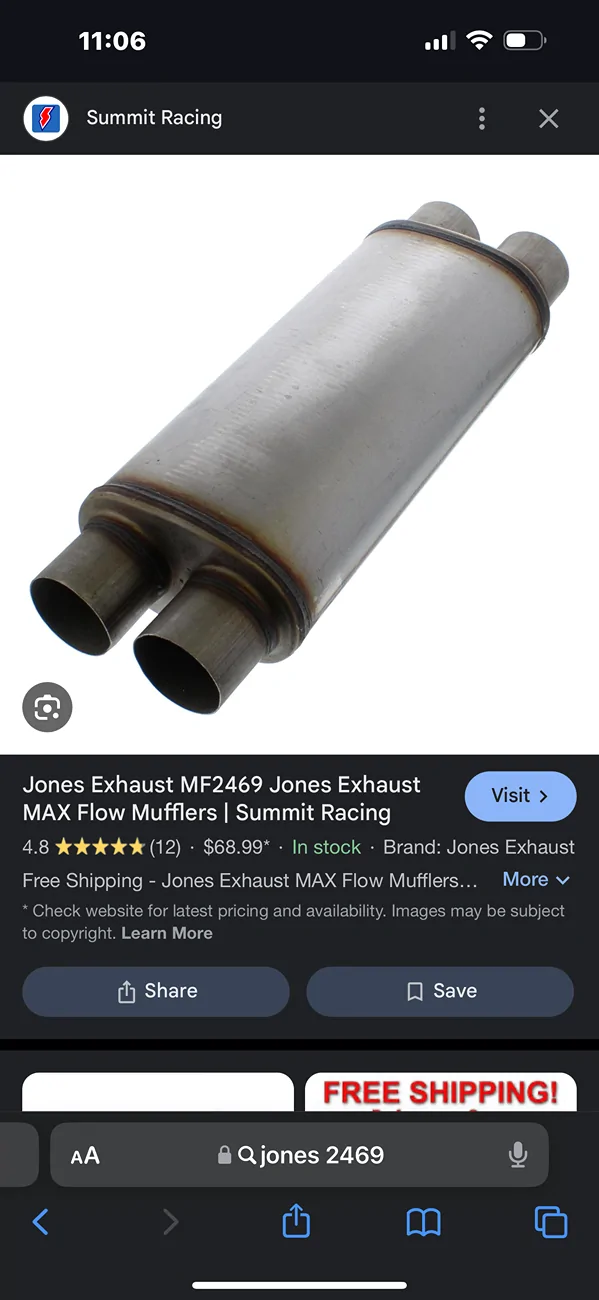 S650 Mustang Catless vs catted headers IMG_2568