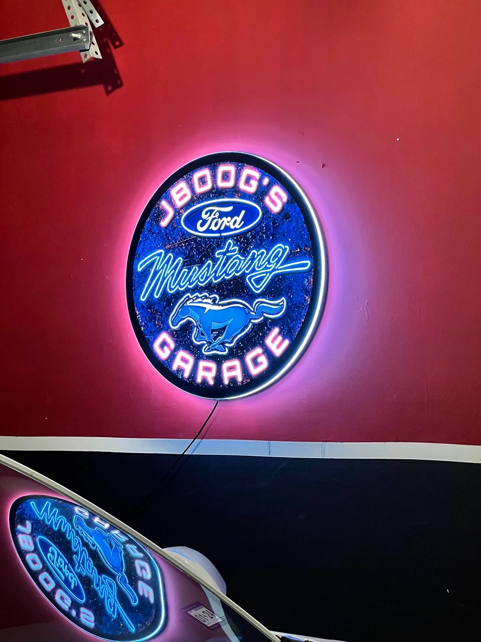 S650 Mustang Mustang Neon Sign IMG_2544