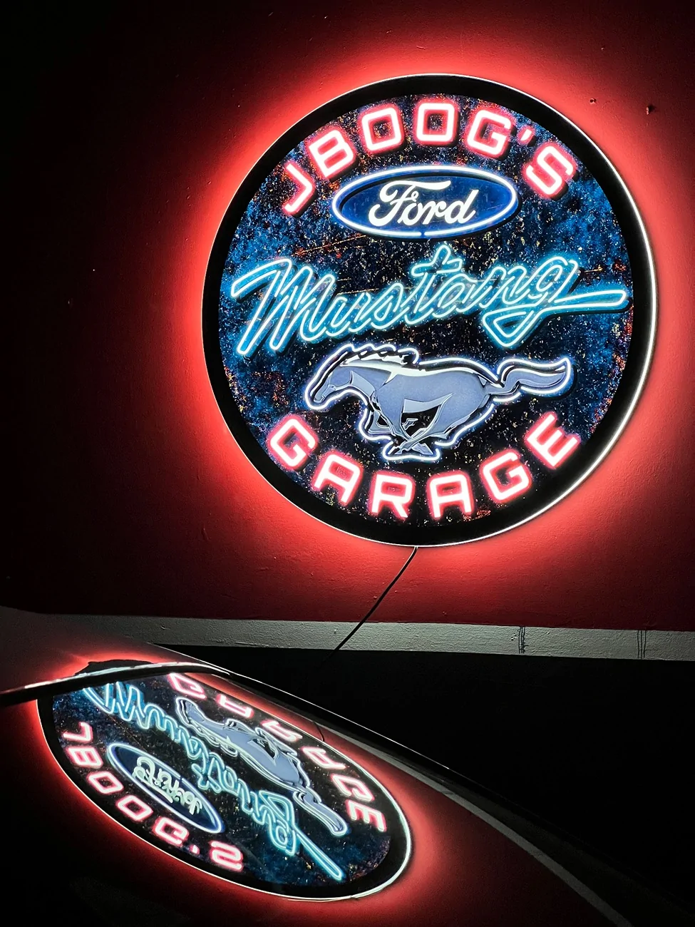 S650 Mustang Mustang Neon Sign IMG_2548