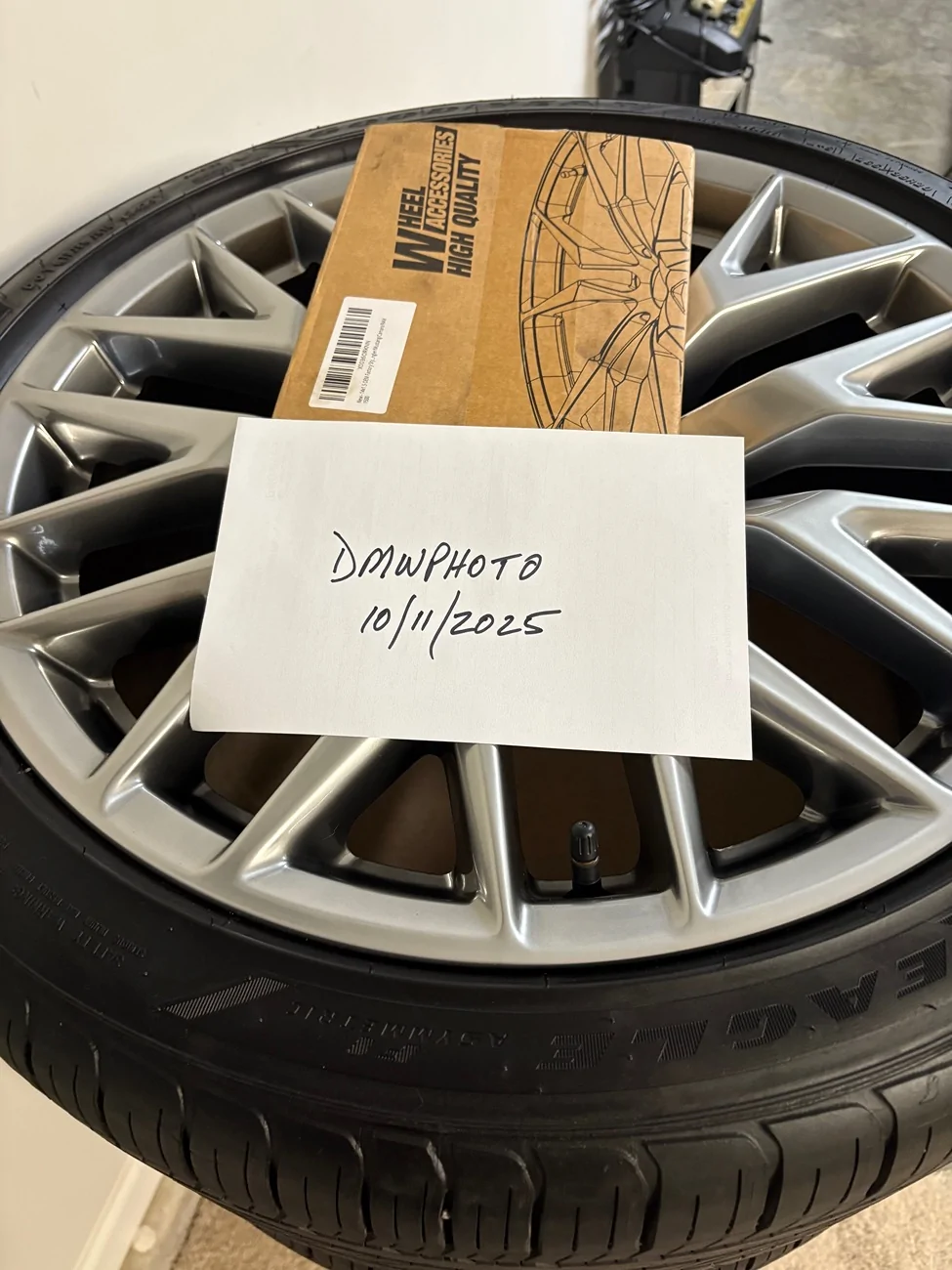 S650 Mustang Complete set Factory wheels, tires, TPMS, Lug nuts IMG_5565