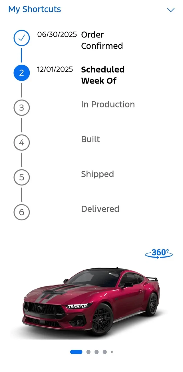 S650 Mustang ‘26 Order Update- Vin in 3 days Build Date Mid November Screenshot_20251016_161745_Chrom