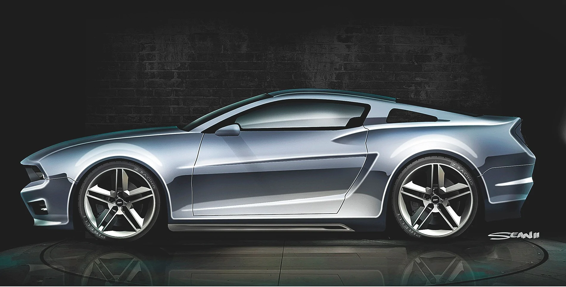 S650 Mustang Aston Martin Vanquish S650 render