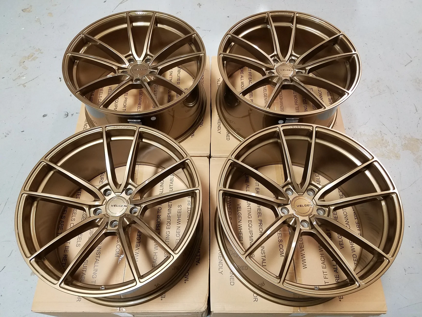 S650 Mustang Velgen wheels for your S650 Mustang | Vibe Motorsports velgen-vf5-gloss-bronze-44873-1