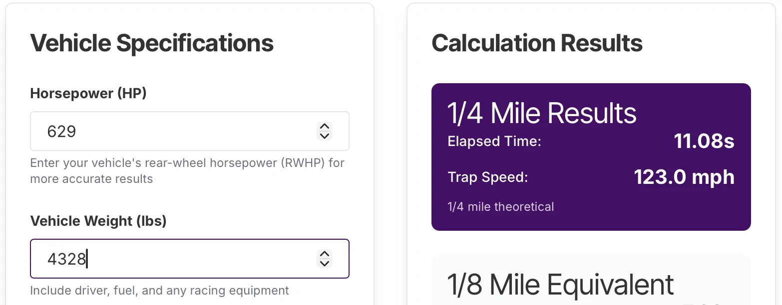 edmunds darkhorse quarter mile calc.webp