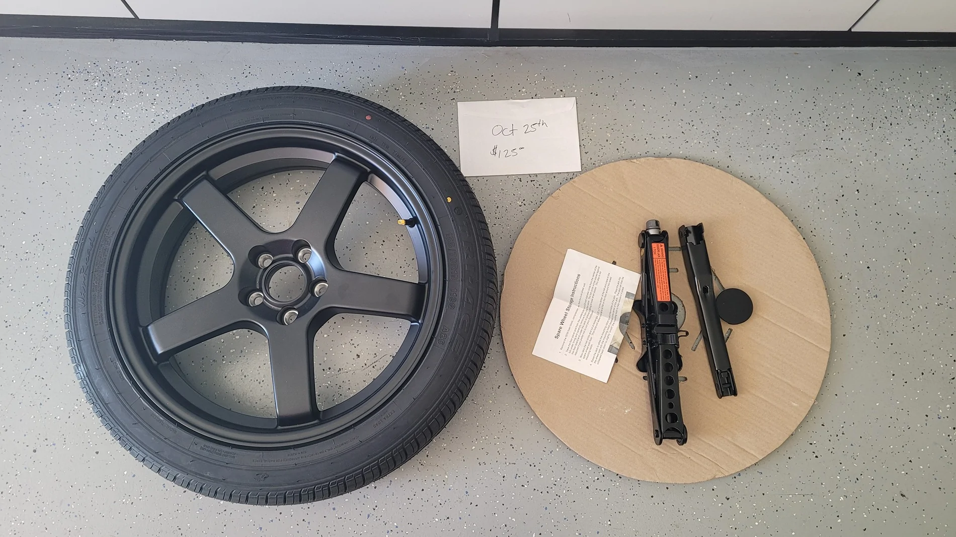 S650 Mustang Spare tire (brembos) 20251025_104427