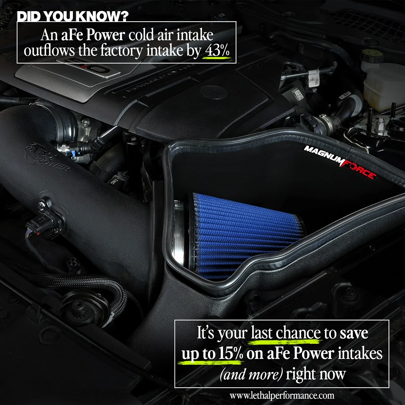 S650 Mustang AFe Sale here at Lethal Performance! afe power lst chance mus oct 2025
