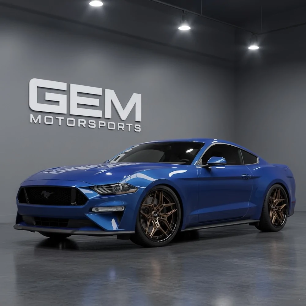 S650 Mustang ALT FORGED Wheels for Mustang GT, Mach 1, GT350, GT500 19" 20" - Light weight & Concave Designs ALT-FORGED-DL18-2PIECE-GLOSS-BRONZE-WHEELS-FOR-MUSTANG-GT-DARKHORSE-S650-S550-GEM-MOTORSPORTS