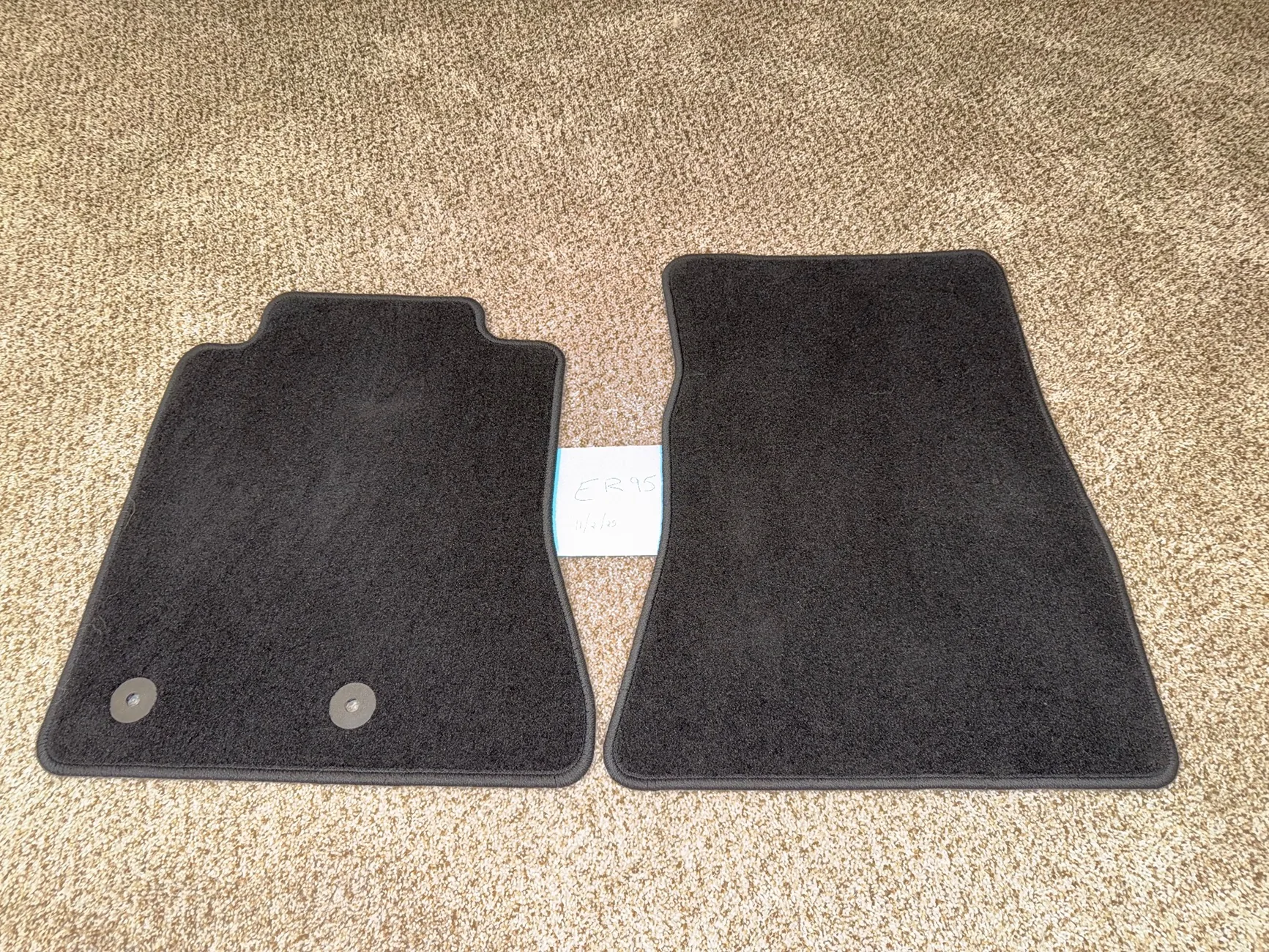 S650 Mustang For Sale: OEM Black Carpet Mats IMG_7873