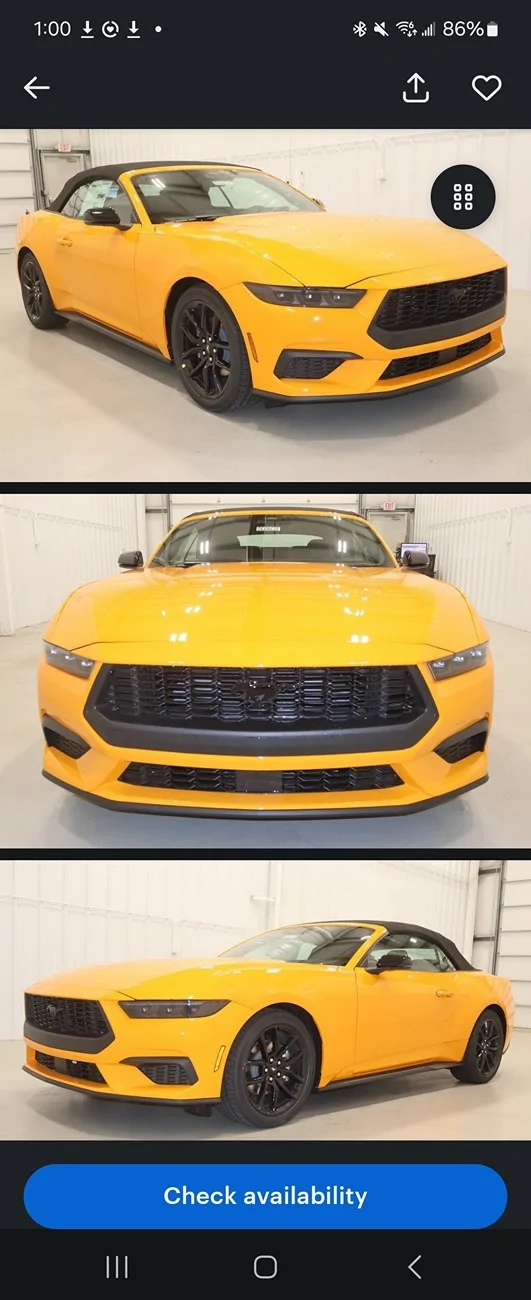 S650 Mustang ‘26 Order Update- Vin in 3 days Build Date Mid November Screenshot_20251102_130031_CarGurus
