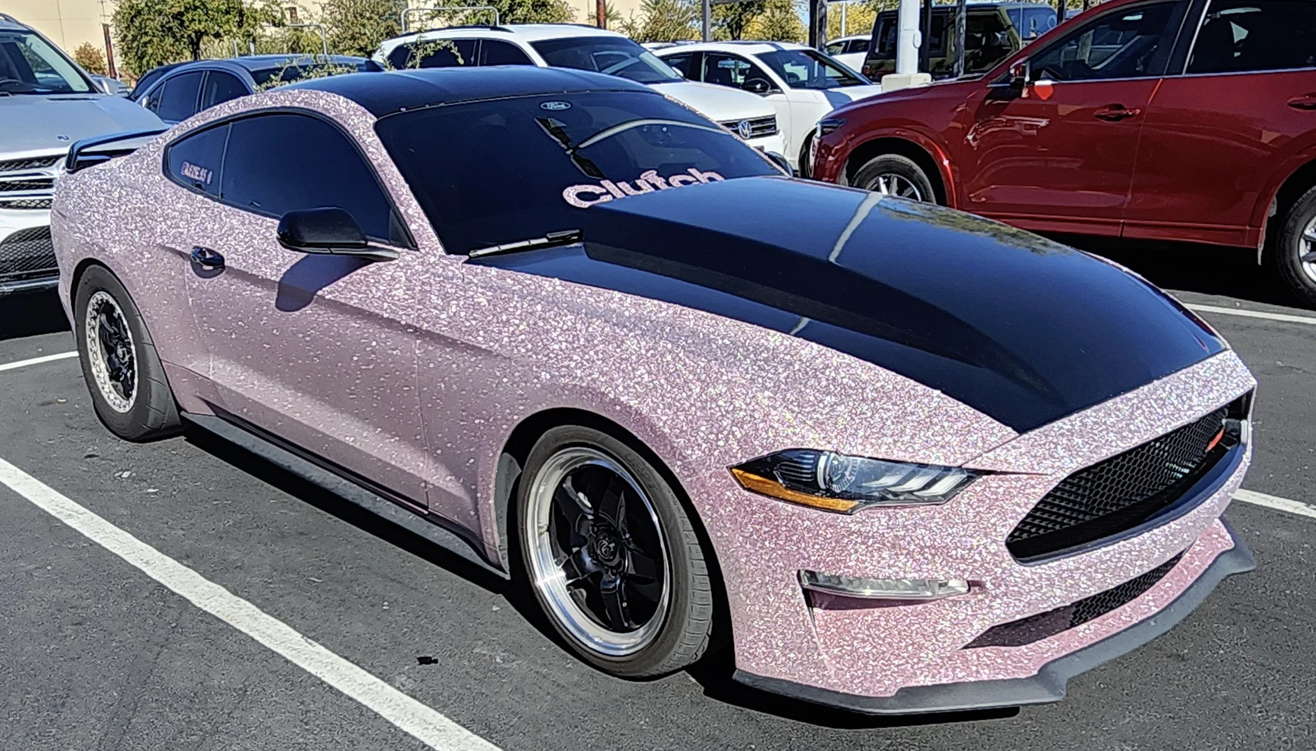 S650 Mustang Now here's something you dont see everyday... Pink-1