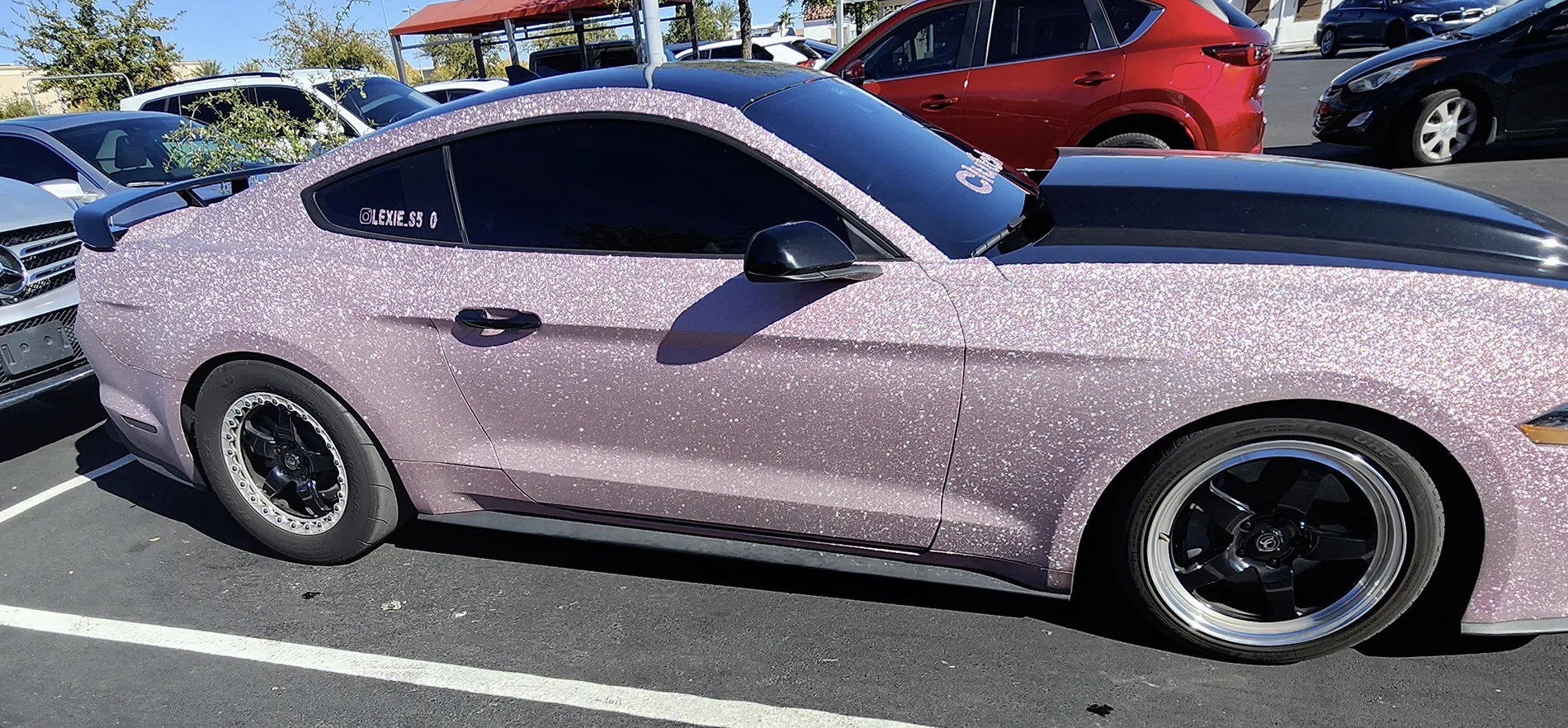 S650 Mustang Now here's something you dont see everyday... Pink-2