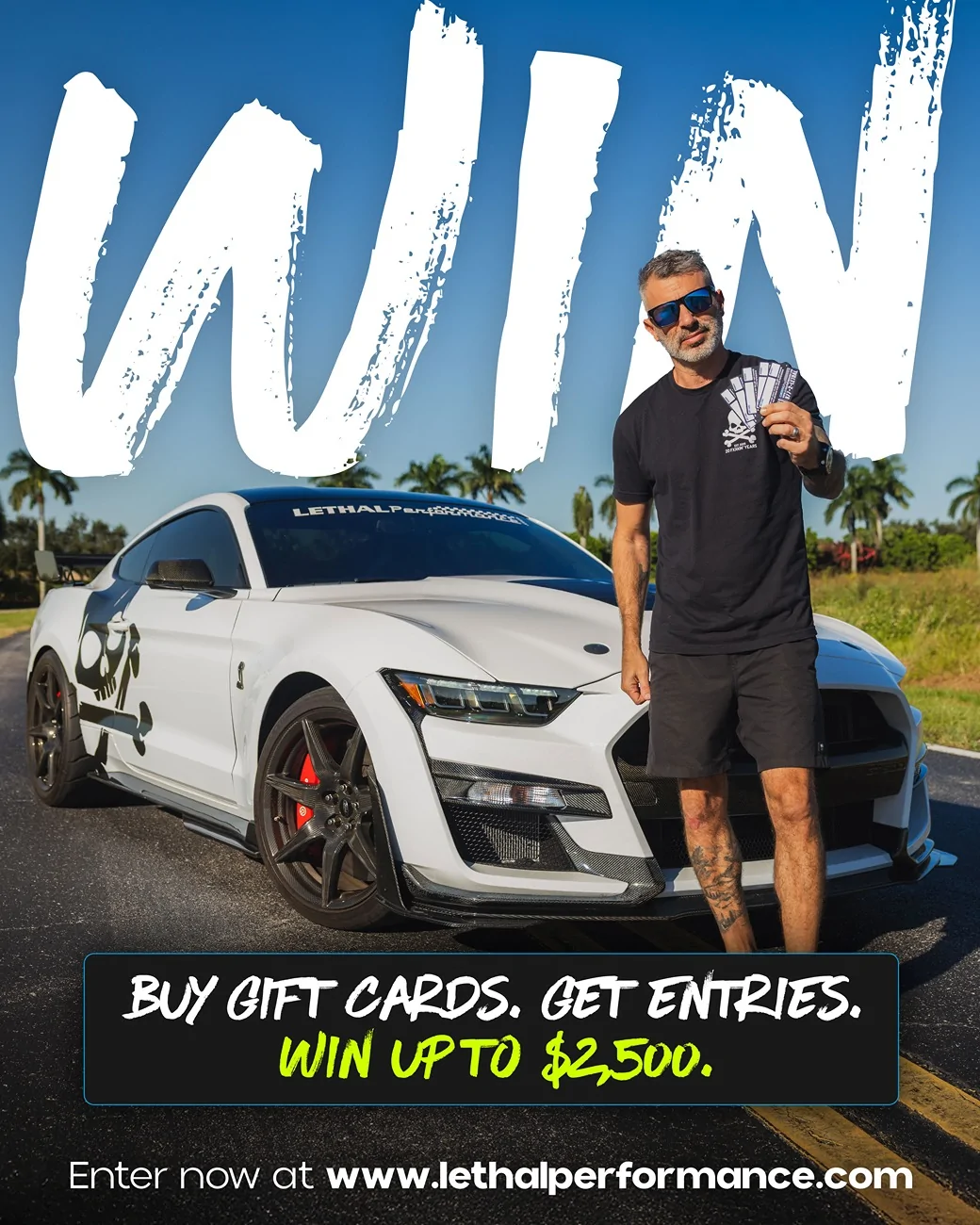 S650 Mustang GIFT CARD GIVEAWAY AT LETHAL PERFORMANCE!!! giftcard4