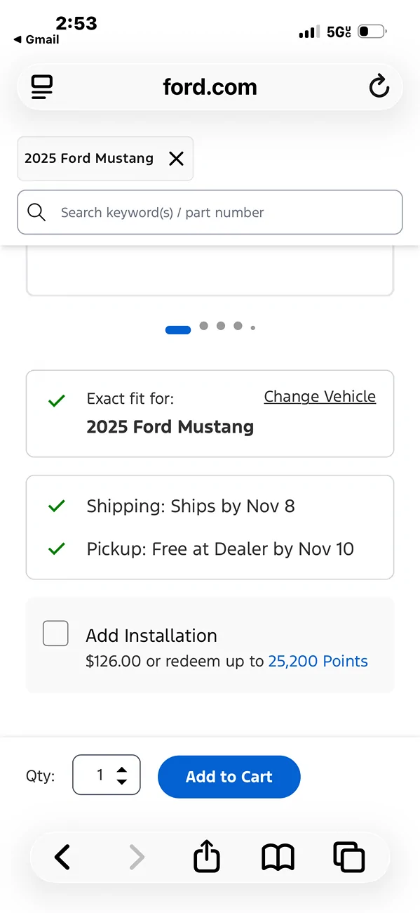 S650 Mustang Ford Performance Air Oil Separator Installed! IMG_8835
