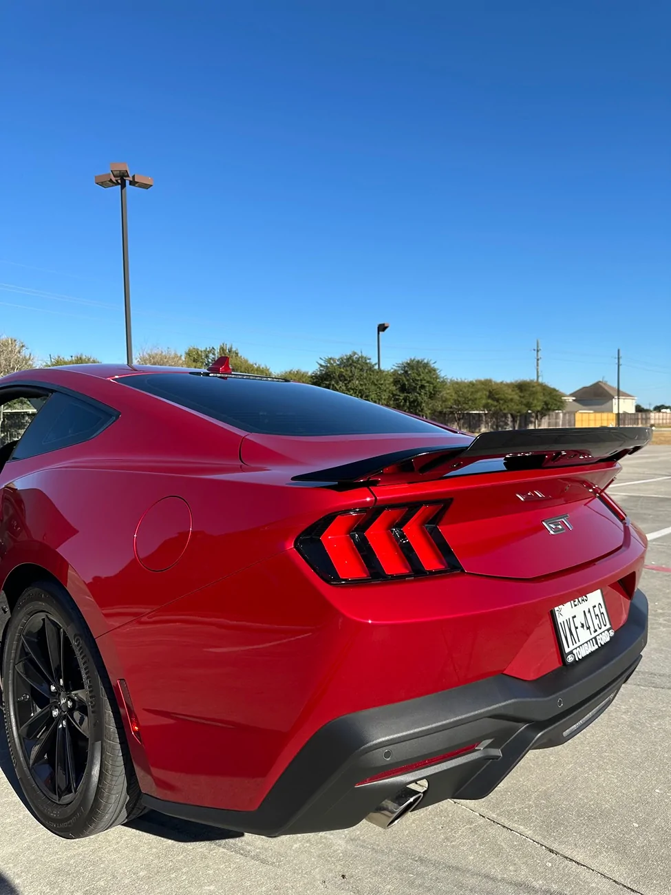 S650 Mustang Change spoiler to TrackPack Wing IMG_7931