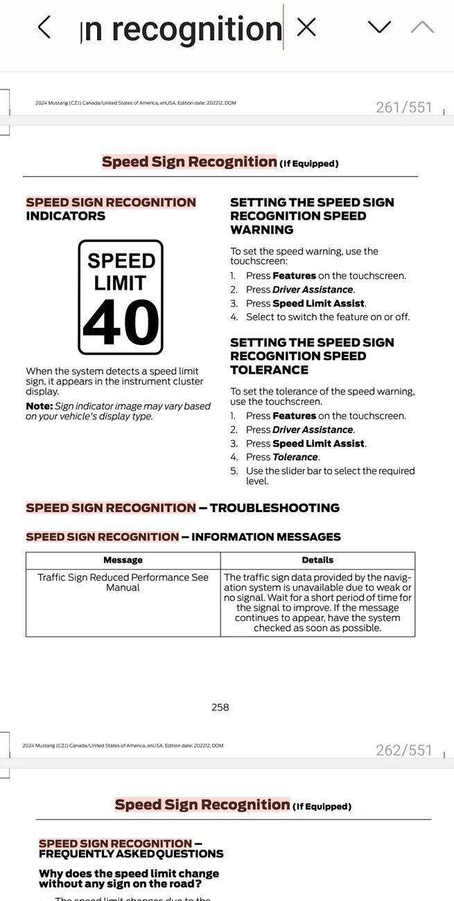 S650 Mustang speed limit signs in dash Screenshot_20251109_173940_Samsung Notes