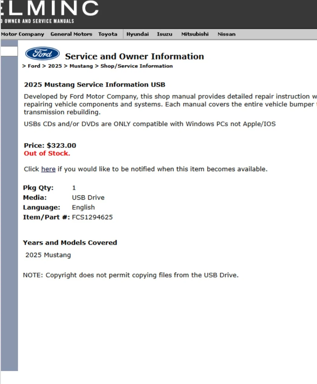 S650 Mustang Shop Manual Source. 1000004418