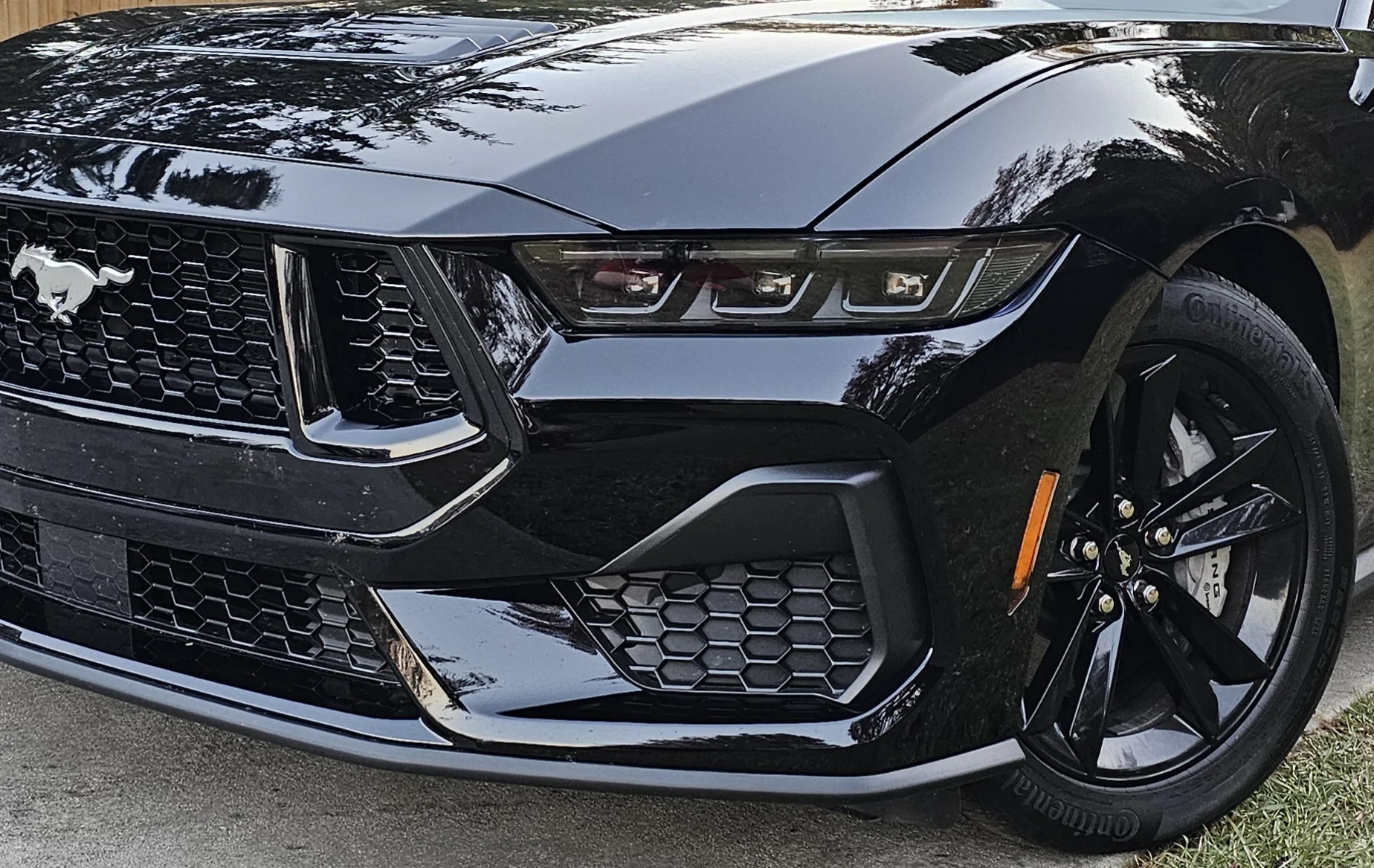 S650 Mustang HI have a 2025 shadow black GT, and it has all the "Nite Pony" features except... 1000009213