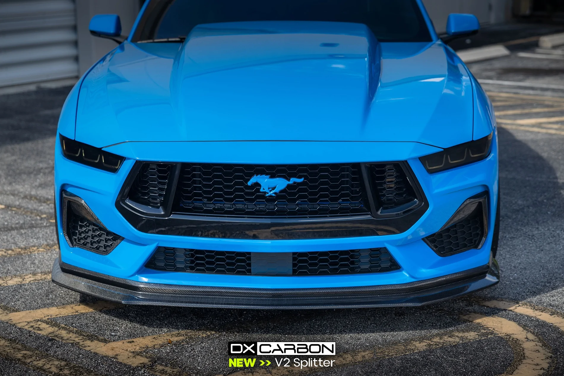 S650 Mustang NEW DXCarbon V2 Performance Splitter from Lethal Performance! lthl9922-copy