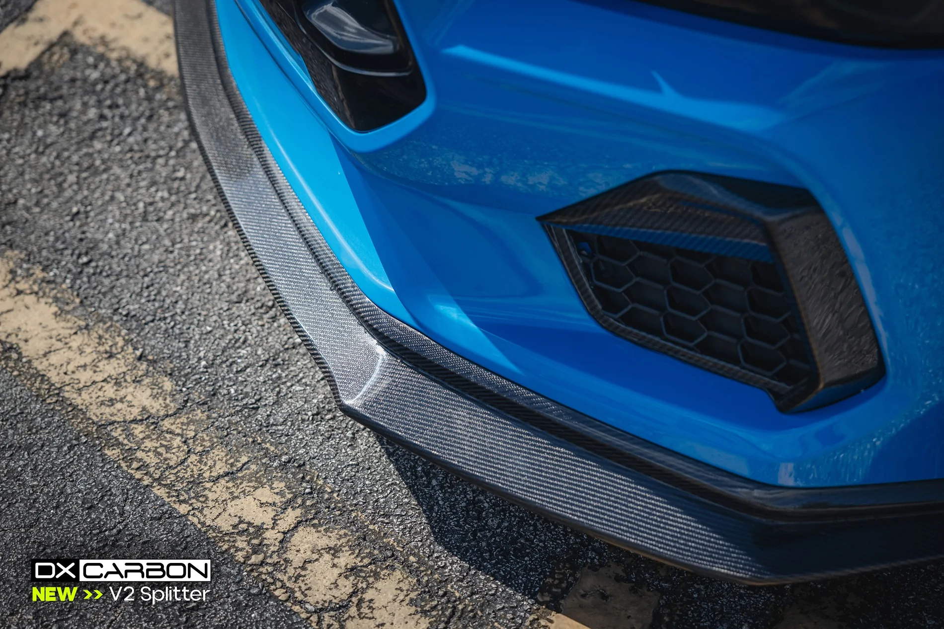 S650 Mustang NEW DXCarbon V2 Performance Splitter from Lethal Performance! lthl9932-copy