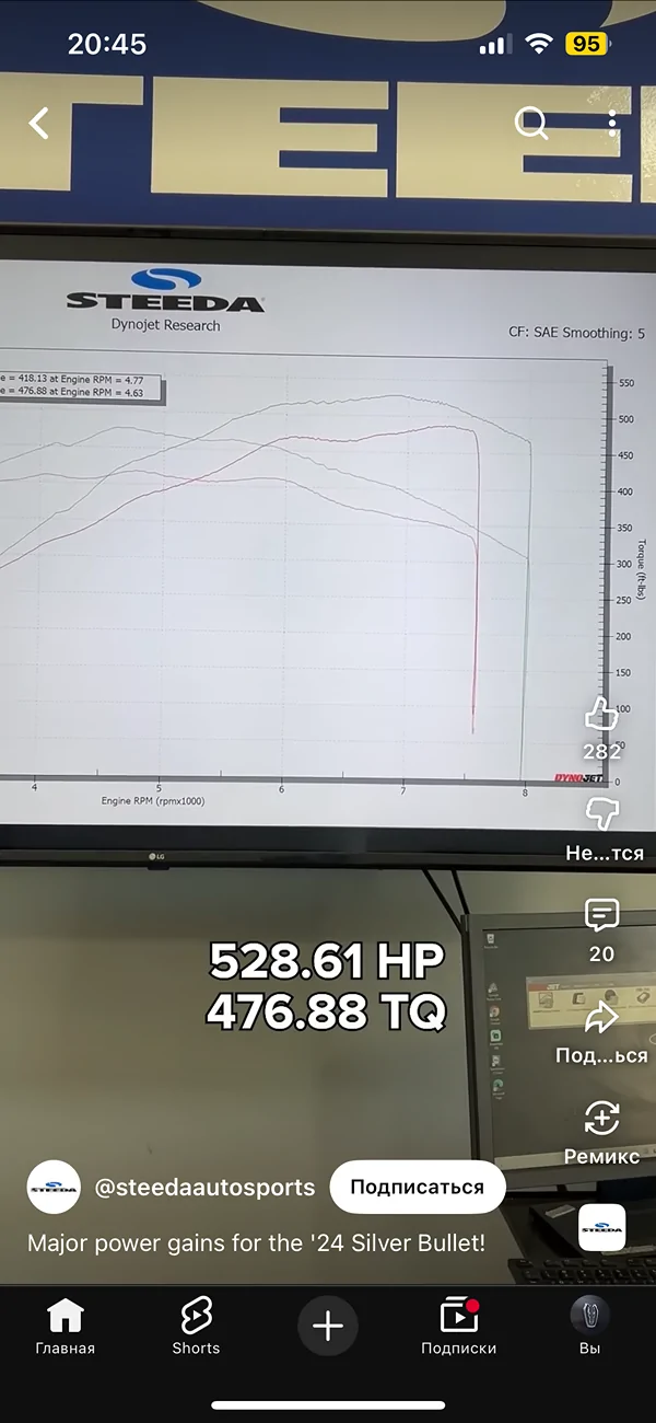 S650 Mustang Mustang Dark Horse S650 N/A made 537whp on dyno with bolt-ons & tune IMG_5185