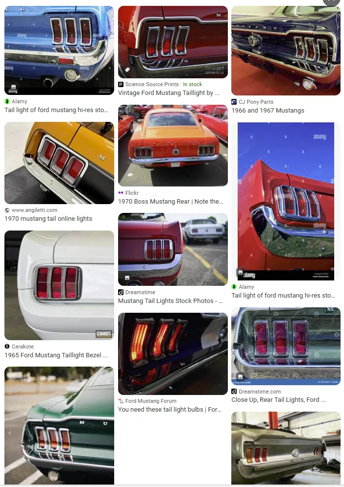 S650 Mustang Mustang GT taillight & rear trunk details – Screenshot 2025-11-15 142552