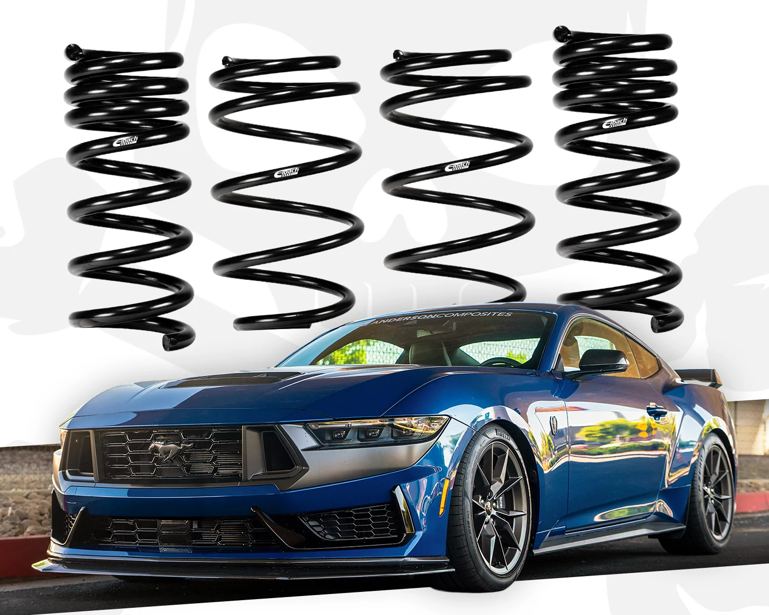 S650 Mustang Eibach’s Pro Kit for 2024-25 Mustang GT Magneride PP & Dark Horse is now available at Lethal Performance! dh_prokit_eibach_f