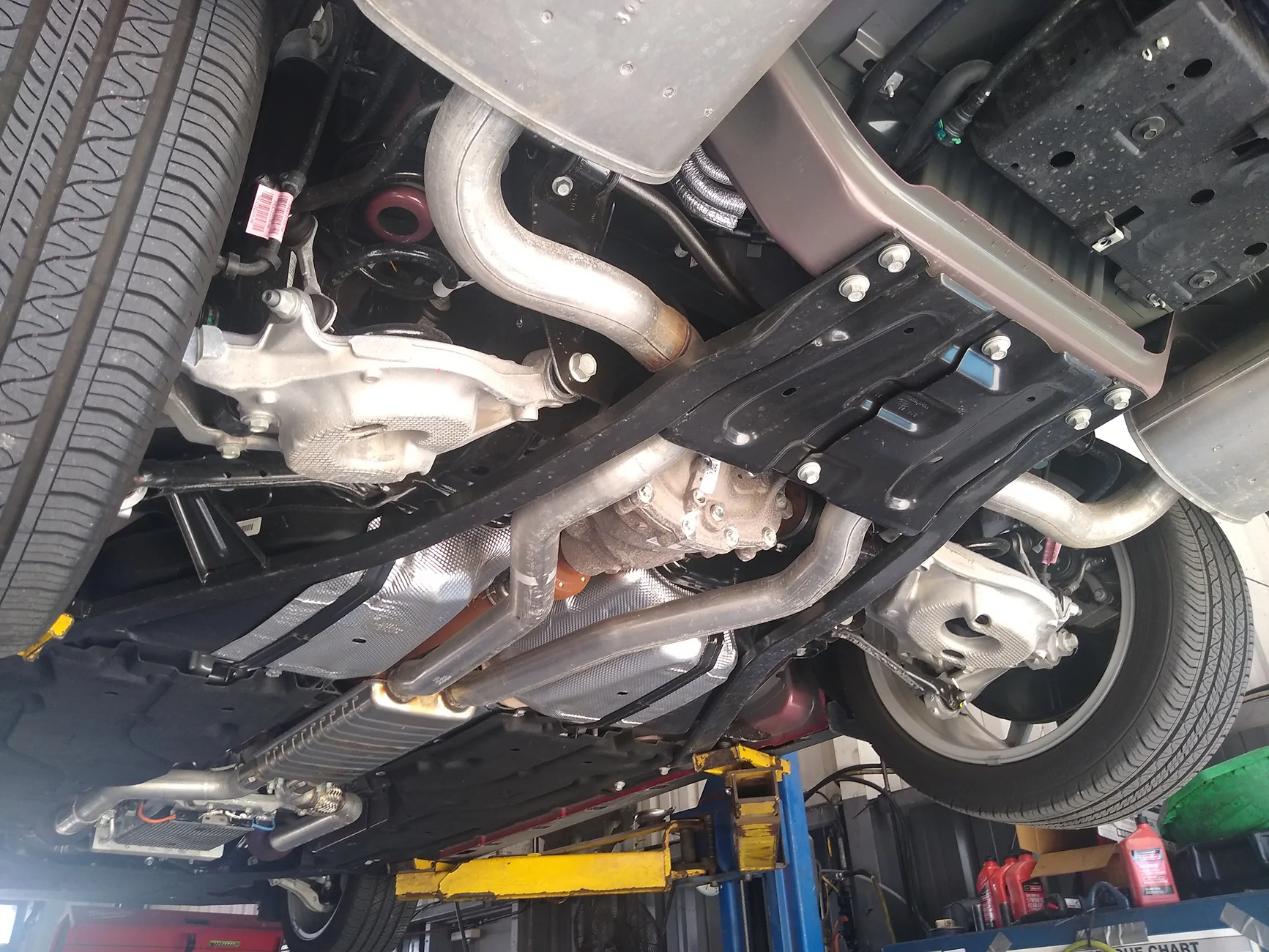 S650 Mustang First oil change for my GT at 1,620 miles - REMOTE AT MY HOME by Ford Mobile Service IMG_20250809_103507734