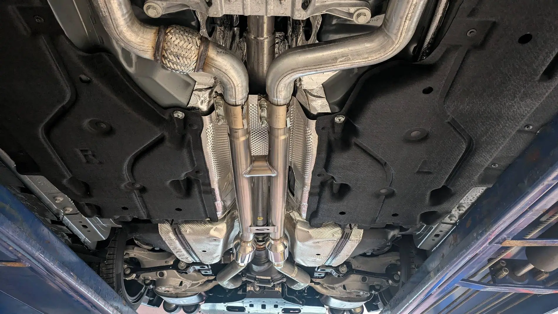 S650 Mustang *Update* Dark Horse with Steeda X pipe with TotalFlow mini race Resonators and Corsa axle-back 1763558641436-v9
