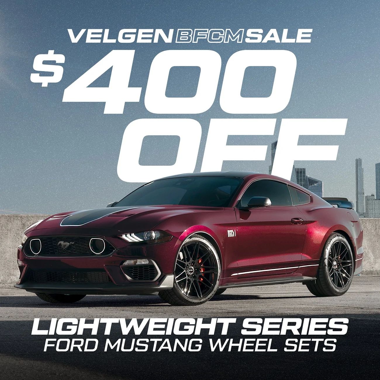 S650 Mustang Black Friday Deals on Wheels - 2025 Velgen_BFCM25_Post_Mustang