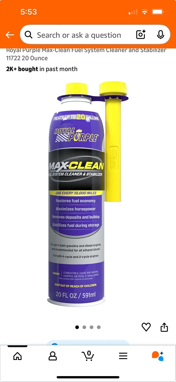 S650 Mustang What fuel treatment additive should I use for winter storage? 1763766073171-9i
