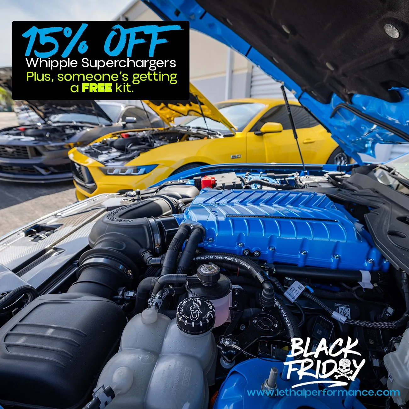 S650 Mustang SAVE 15% ON WHIPPLE SUPERCHARGERS AT LETHAL PERFORMANCE whipple2
