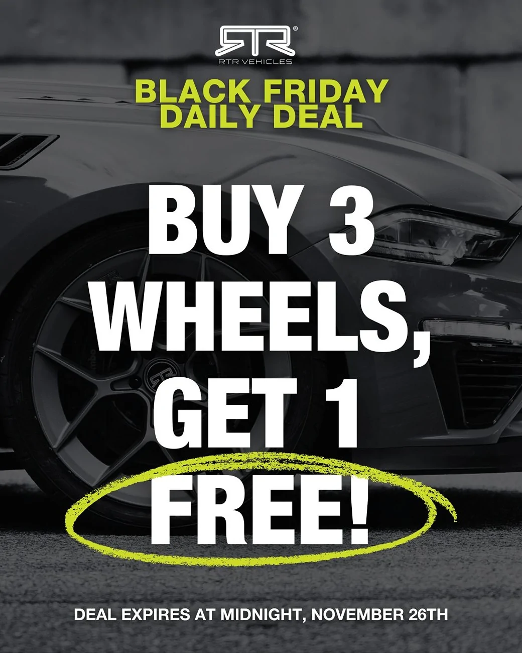 S650 Mustang RTR Vehicles Black Friday Daily Deals BFCM 11.25 Daily Deal Mustang