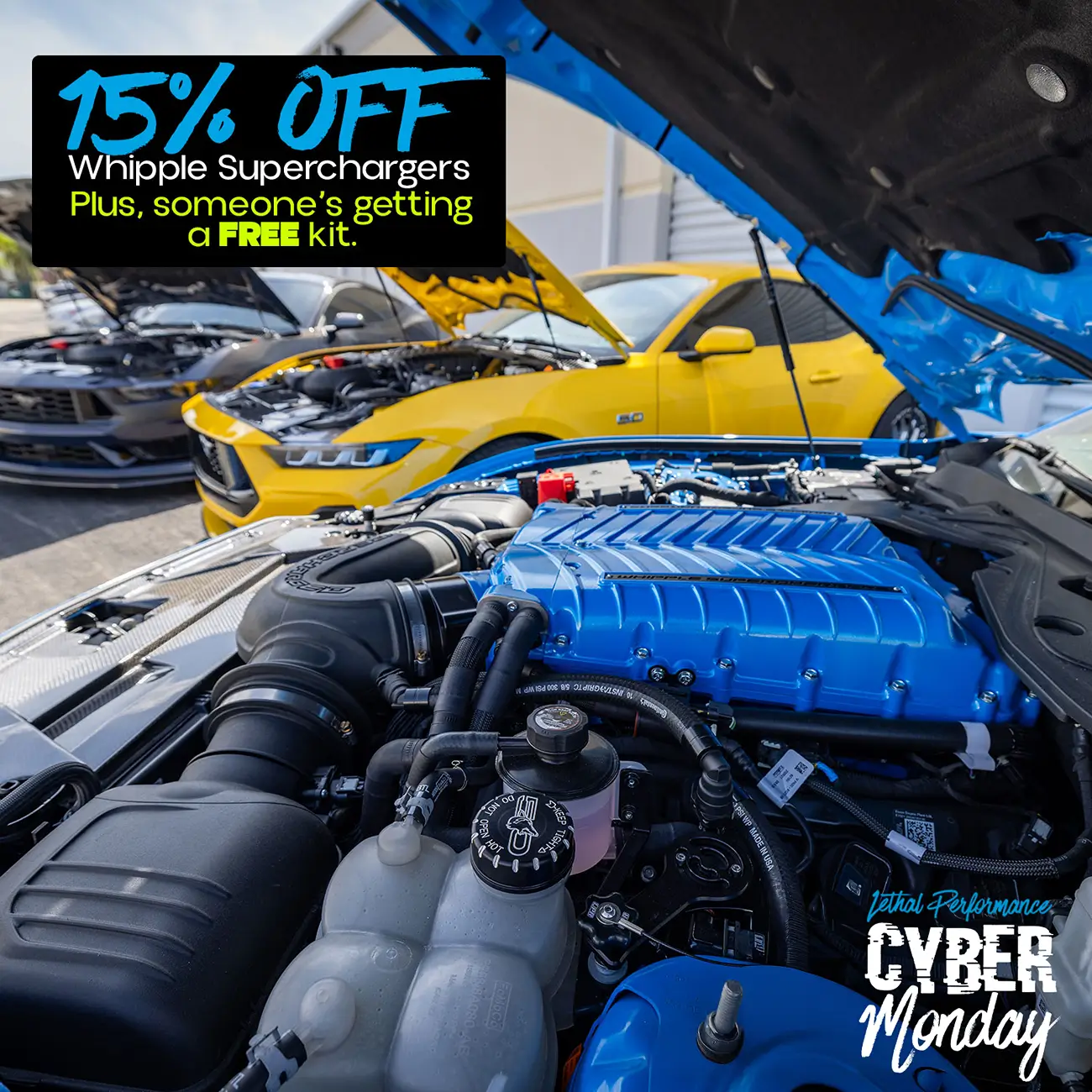 S650 Mustang CYBER MONDAY AND LAST DAY TO SAVE ON WHIPPLE SUPERCHARGERS whippel cm 1
