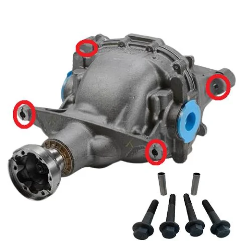 S650 Mustang Ford S650 Mustang Differential to Subframe Bolts Upgrade diff bolts location