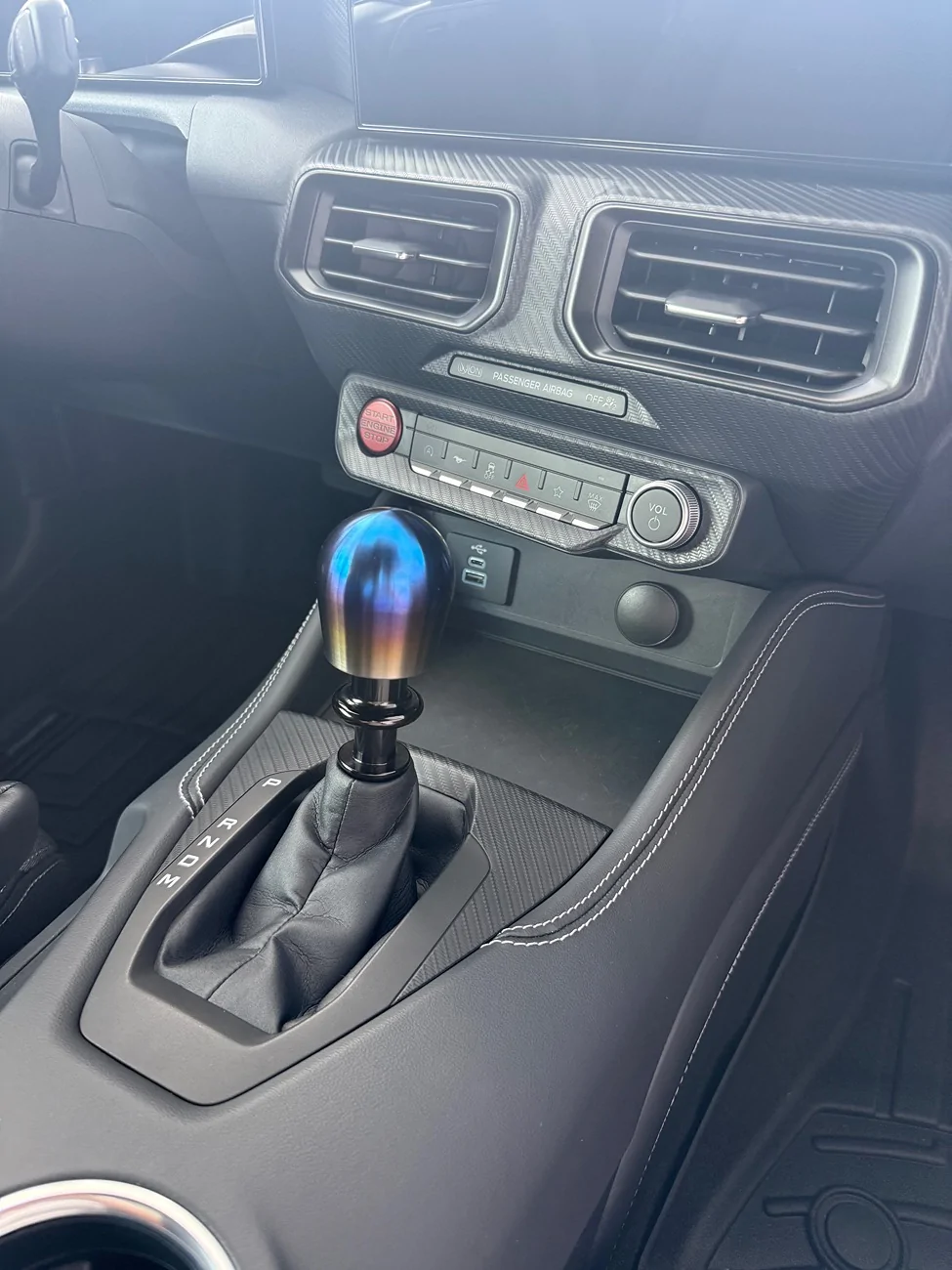 S650 Mustang Billetworkz 10 speed shift knob IMG_1646