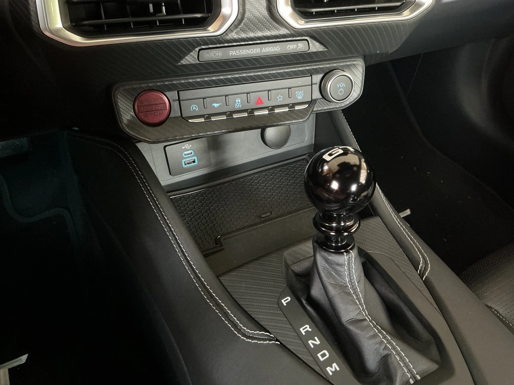 S650 Mustang Billetworkz 10 speed shift knob IMG_7341