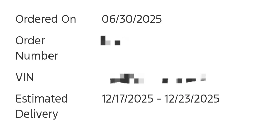 S650 Mustang ‘26 Order Update- Vin in 3 days Build Date Mid November Screenshot_20251207_121733_Chrom