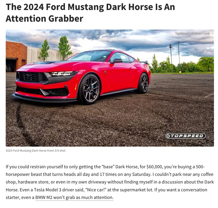 S650 Mustang November 2025 Mustang Sales & Production Figures: 4,207 Sold / 5,930 Produced TOPSPEED_DH