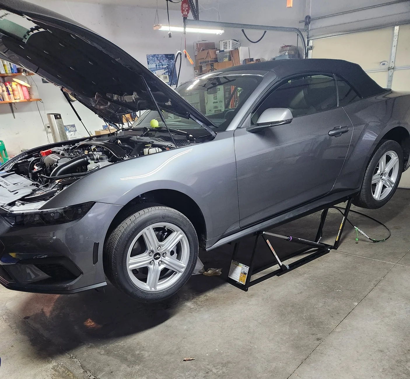S650 Mustang DIY: First Oil Change w/ Ramps lift